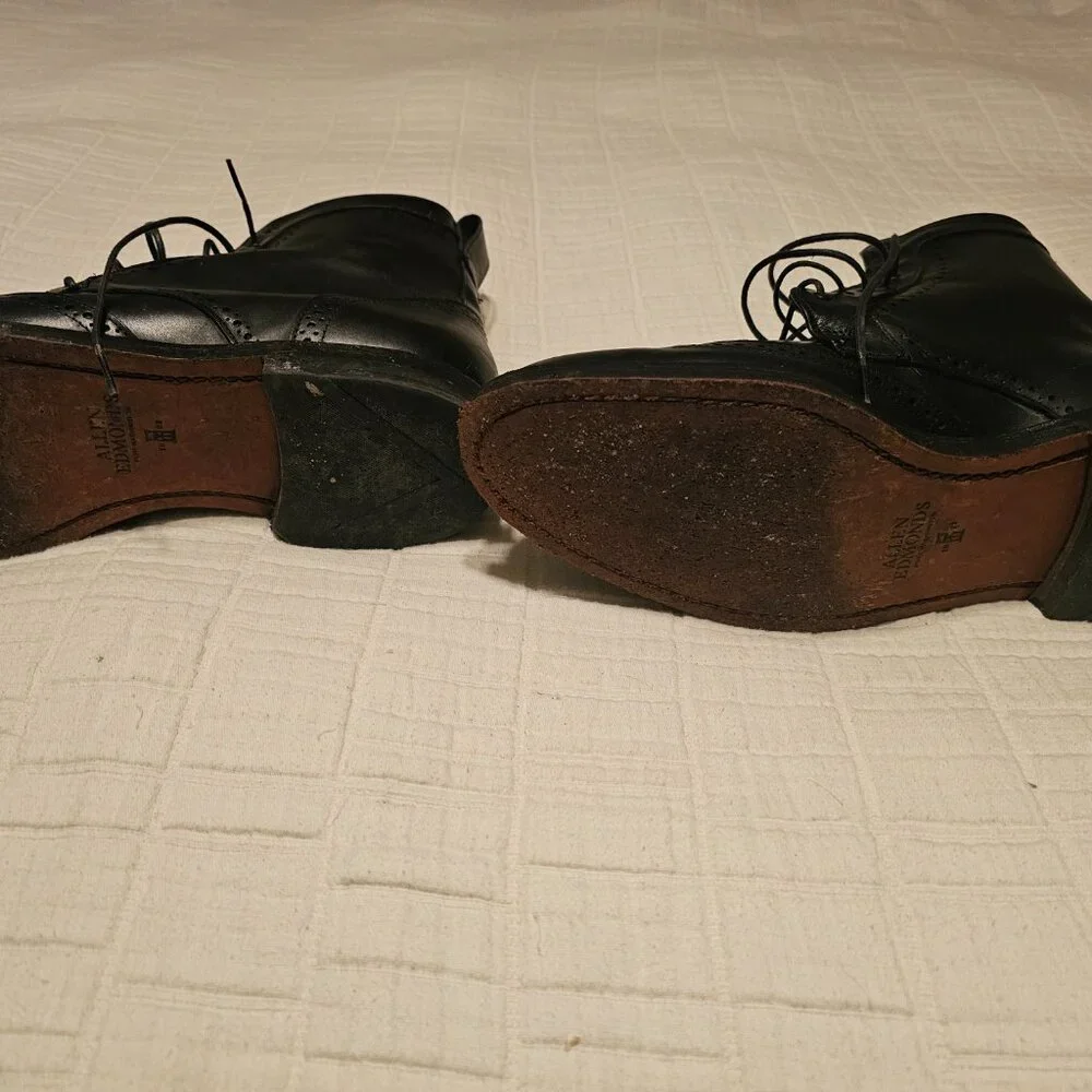 Allen Edmonds Black Dalton Leather Dress Boot
